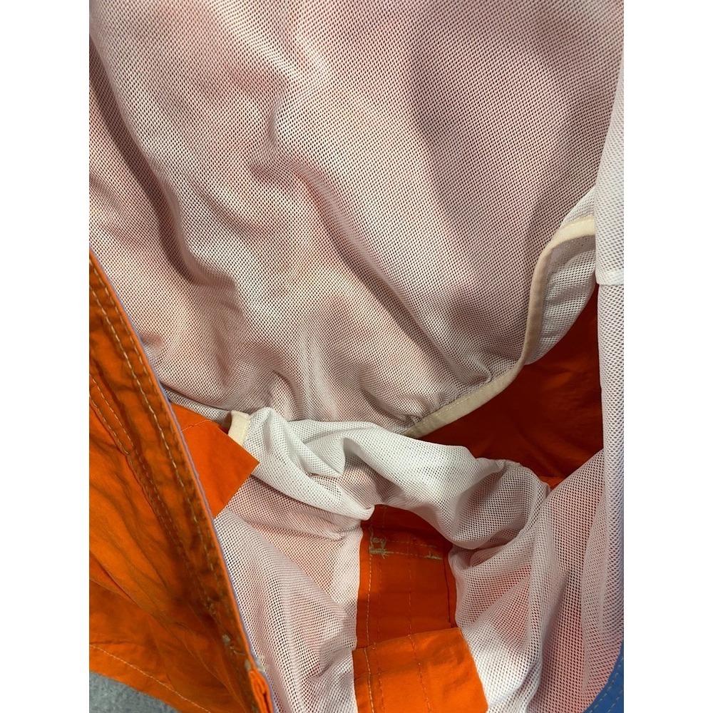 Polo Ralph Lauren Swim Trunks Mens Large Orange Lined Bathing Swimming Suit - Picture 8 of 10